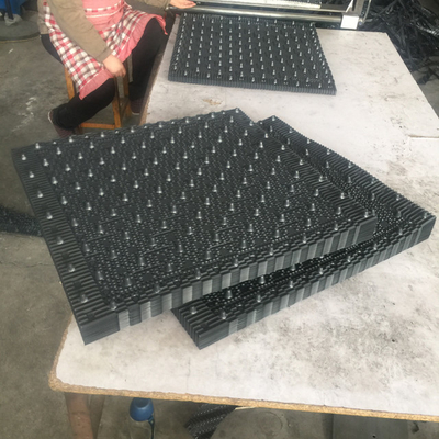 750X2000mm অনমনীয় পিভিসি কুলিং টাওয়ার ফিল CF750 ফিল মিডিয়া কুলিং টাওয়ার
