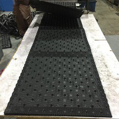 750X2000mm অনমনীয় পিভিসি কুলিং টাওয়ার ফিল CF750 ফিল মিডিয়া কুলিং টাওয়ার