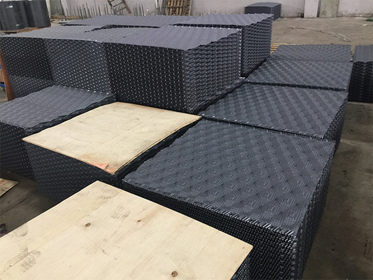 850X1000mm কুলিং টাওয়ার ইনফিল এয়ার কুলিং পিভিসি ফিলার 0.32mm-0.6mm