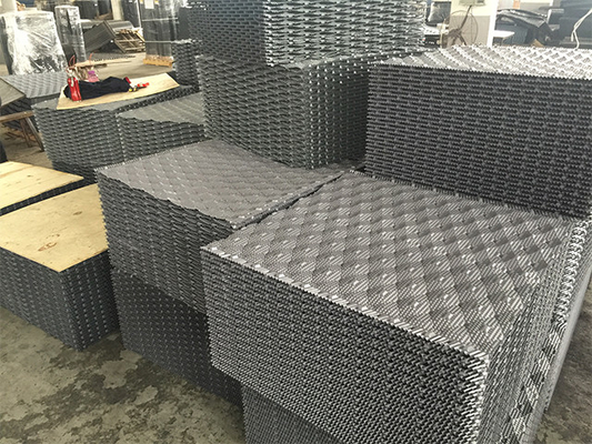 850X1000mm কুলিং টাওয়ার ইনফিল এয়ার কুলিং পিভিসি ফিলার 0.32mm-0.6mm