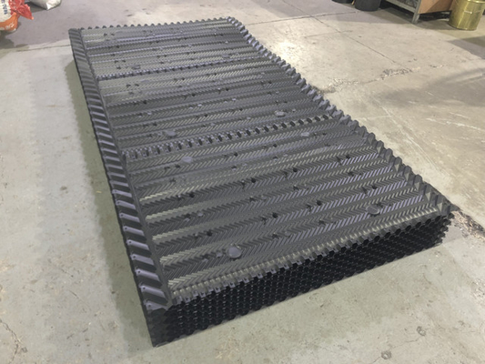 1250X2400mm ওয়াটার কুলিং টাওয়ার ইনফিল হ্যাঙ্গিং টাইপ PVC শীট 16mm